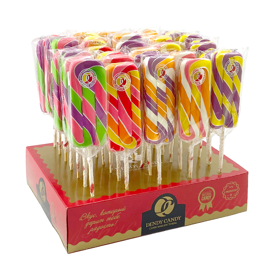 DENDY CANDY TWIST Caramel lollipop ICE CREAM 30 gr x 35 pcs