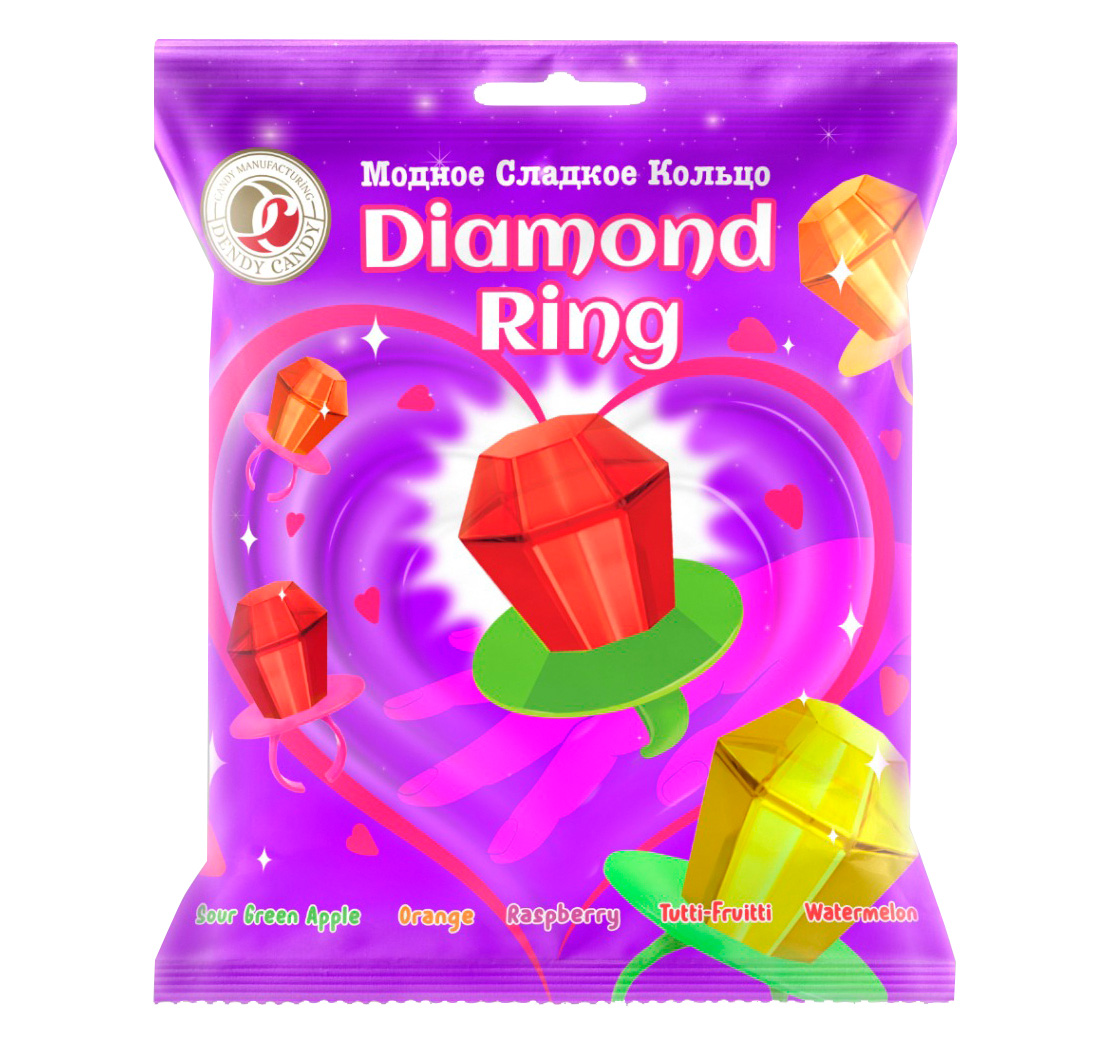 Diamond Ring Candy Caramel 75g